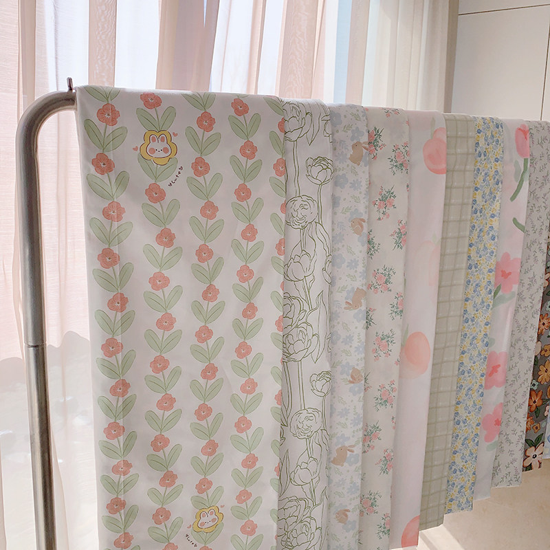 ins田园小碎花全棉斜纹床单双人单件纯棉少女1.5m被单春夏可定做