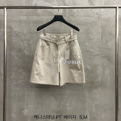 韩国直邮MUTE-P空空韩代26新款夏季休闲纯色百搭短裤