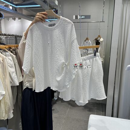 韩国直邮ELAN空空韩代正品26夏季新款百搭高级感ins风T恤套装
