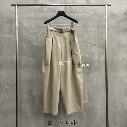 韩国直邮MUTE-P空空韩代26秋季新款简约通勤百搭时尚舒适休闲裤