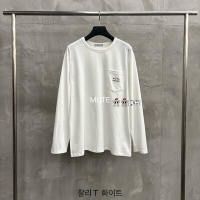 韩国直邮MUTE-P空空韩代26秋季新款百搭设计感时尚宽松长袖T恤