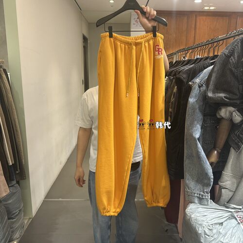 韩国直邮GARMENT-P空空韩代26秋冬季新款时尚通勤纯色加绒束脚裤