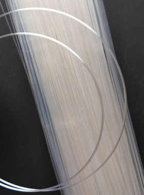 浮漂DIY 鱼漂加粗尾透明空心标尾 电子浮漂水无影套管 40厘米/根