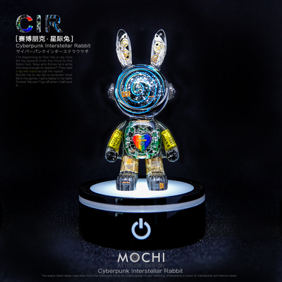 发光星际兔桌面摆件创意高端礼物