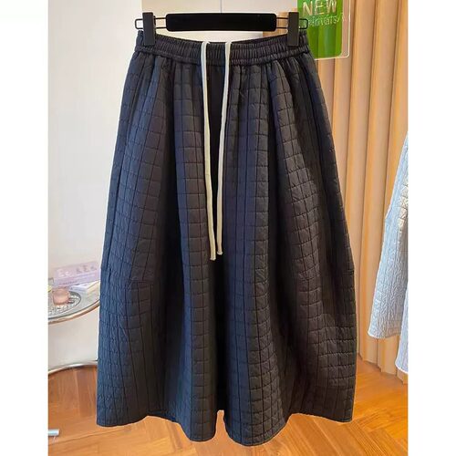 胖mm特大码2-300斤夹棉厚款阔腿休闲裤女秋冬松紧腰宽松保暖裤子