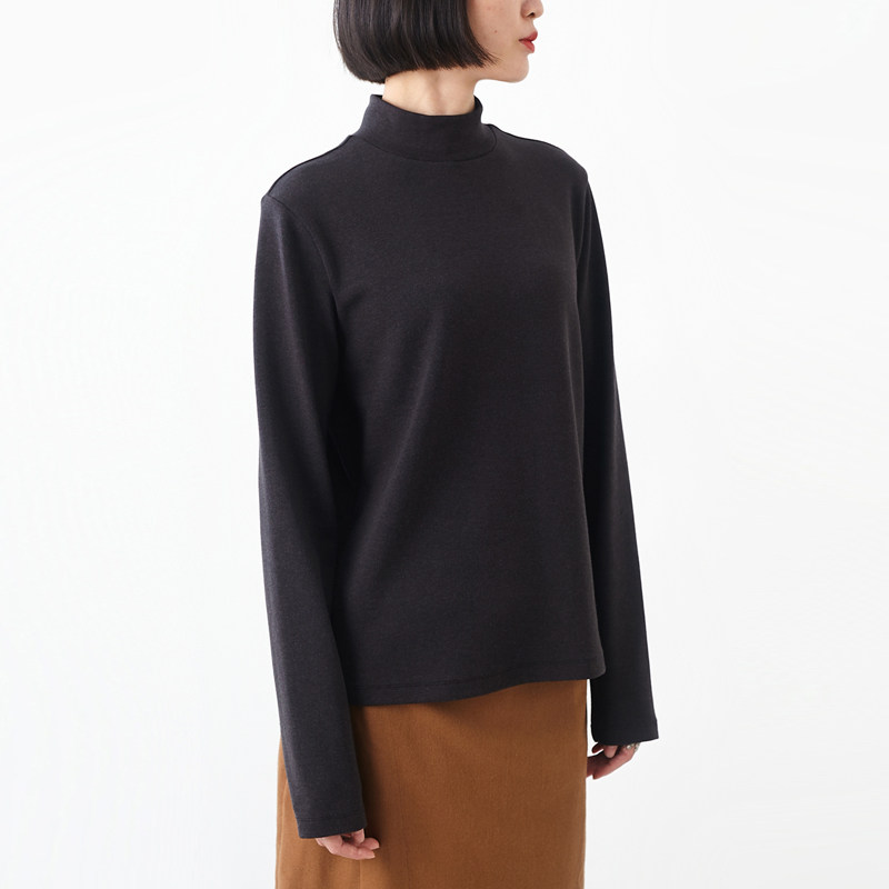 百搭四色棉针织半高领合身打底衫 小鱼秋冬季新款长袖纯色T恤上衣,女装/女士精品,T恤,淘宝优惠券,粉丝福利购,淘宝优惠卷