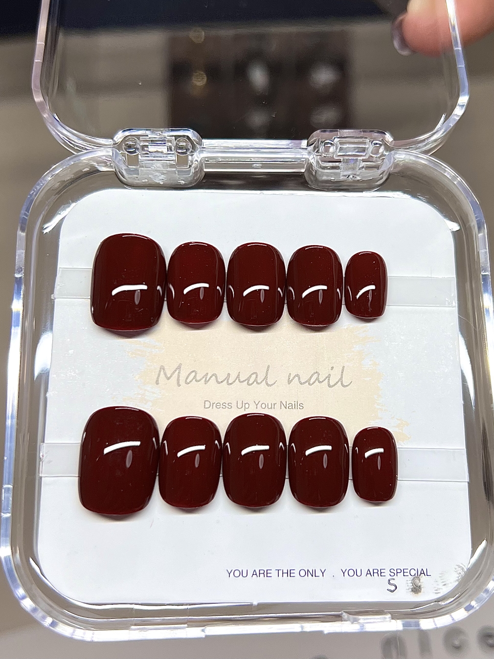 2024新年红跨年战甲红色小短甲显白气质百搭纯手工可拆卸甲片