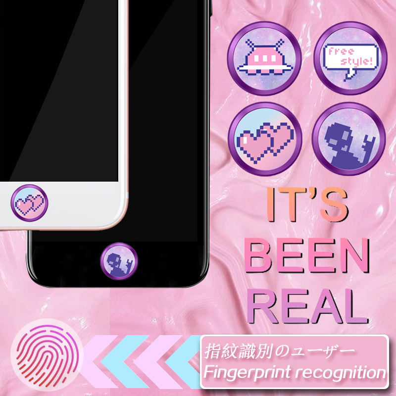 ÉÙÅ®¿É°®iphone6°´Å¥ÌùÖ½8Plus°´¼üÌùÆ»¹û7ÊÖ»úhomeÖ¸ÎÆÊ¶±ðͨÓÃ