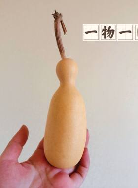 一物一图鸡腿葫芦异形精品瓶子手捻观音瓶天然带龙头盘玩一物一图