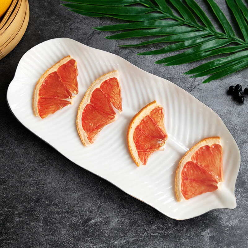 扇形西柚片蛋糕面包点缀烘焙原料