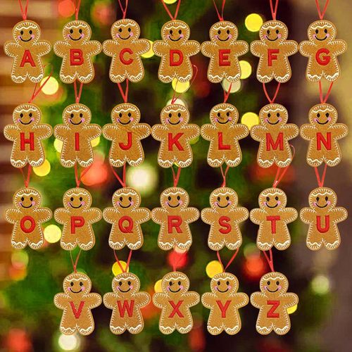 Cross border New Christmas Gingerbread Man Decorative Penda