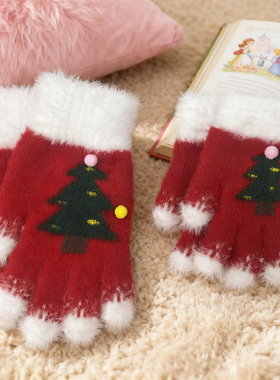 Source Factory's New Cold resistant Gloves Cute Christmas S