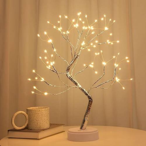 Desktop bonsai lamp shaped desk lamp desktop night light ir