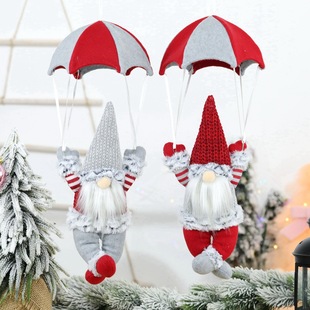 Parachute Christmas Faceless Decoration Eld Scene