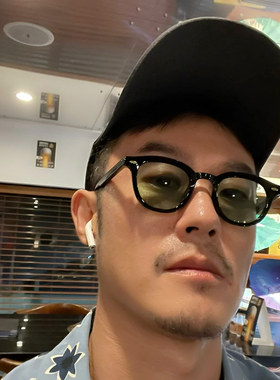 偏光圆框个性男太阳眼镜