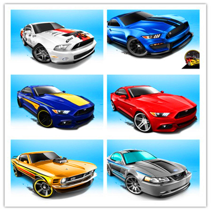 Hot Wheels Small car Ford GT Fox MUSTANG wild horse GT Alloy car models Toy carin the Toy/Childs/Puzzle/Building block/Model , Static model , Cars  category - from Buy2taobao.com to provide professional Taobao agent buy service