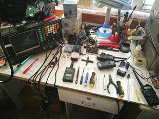 人气海能达建伍对讲机配件修理国产手台车台故障维修写频功率喇叭