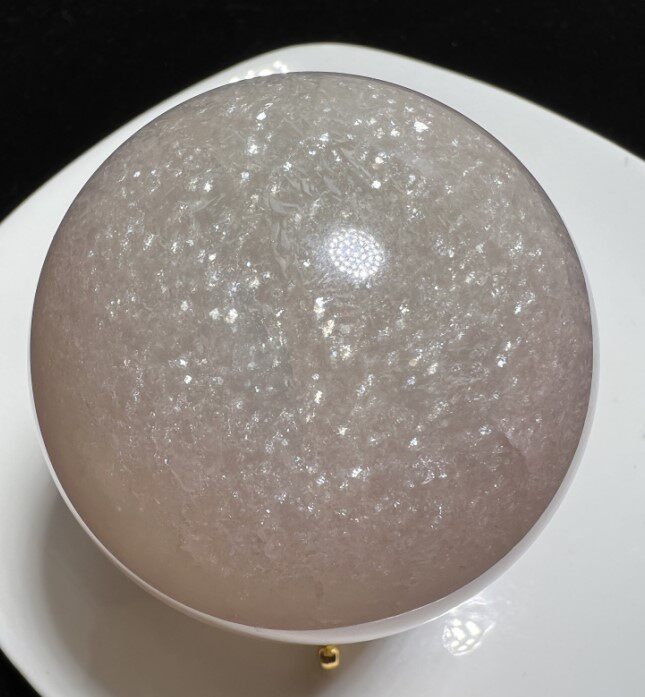 천연색 형석 수정구 별 운모 반짝이는 홈 오피스 장식품 반투명 아름다움