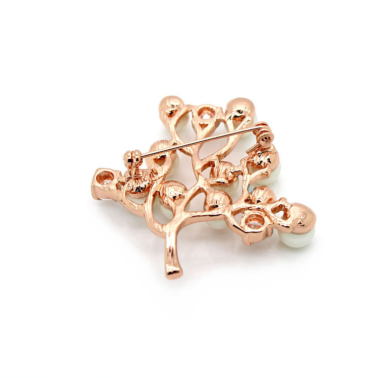 Broche femme en Zircon diamant - Ref 1177254 Image 4