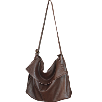 自由漫步真皮大包大容量休闲软皮