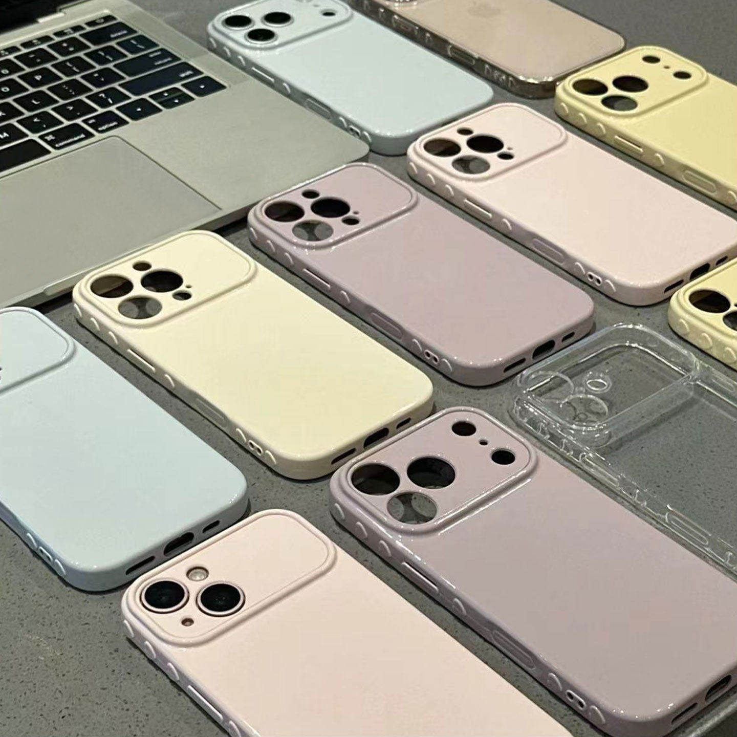 简约纯色侧面爱心适用苹果17pro手机壳iphone16max新款ip15pro高颜值14plus女款air防摔13小众12网红11保护套