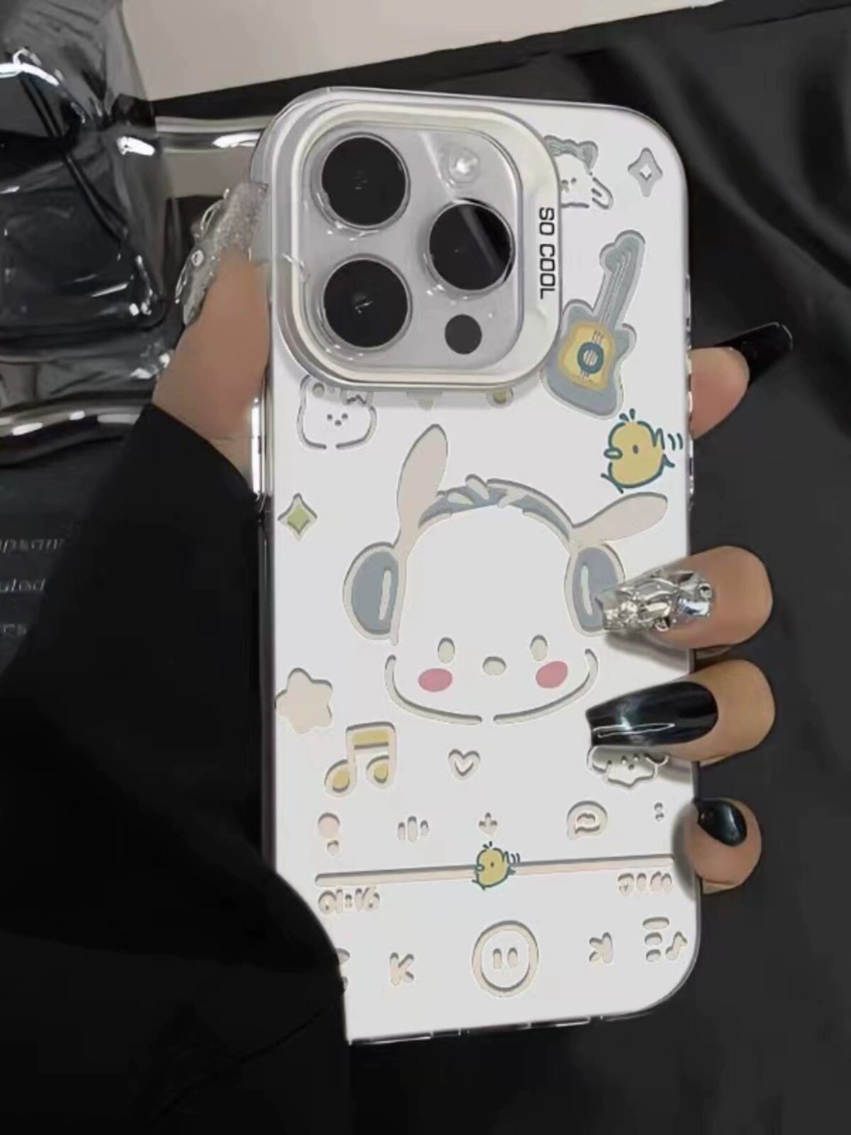 耳机帕恰狗适用苹果15prom手机保护套/壳