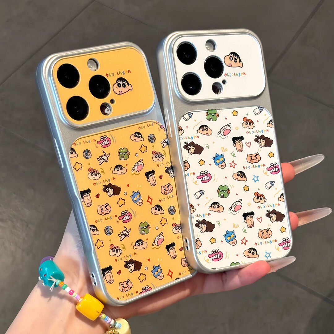 秒变17大视窗可爱蜡笔小新适用苹果17pro手机壳iphone15max小米17新款16plus华为p60reno15巨好看note14超火