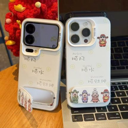 新年顺风顺水顺财神新款适用苹果17Pro手机壳iPhone16max小米15华为mate80pura70k90note14荣耀500x300magic8