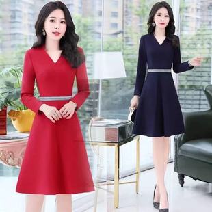 大码 女装 秋季 妃蝶轩 优雅奢华羊毛呢连衣裙 清仓 时尚 8906 断码
