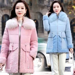 大码 女装 秋冬季 妃蝶轩 纯色加绒加厚棉衣 清仓 时尚 9091 断码