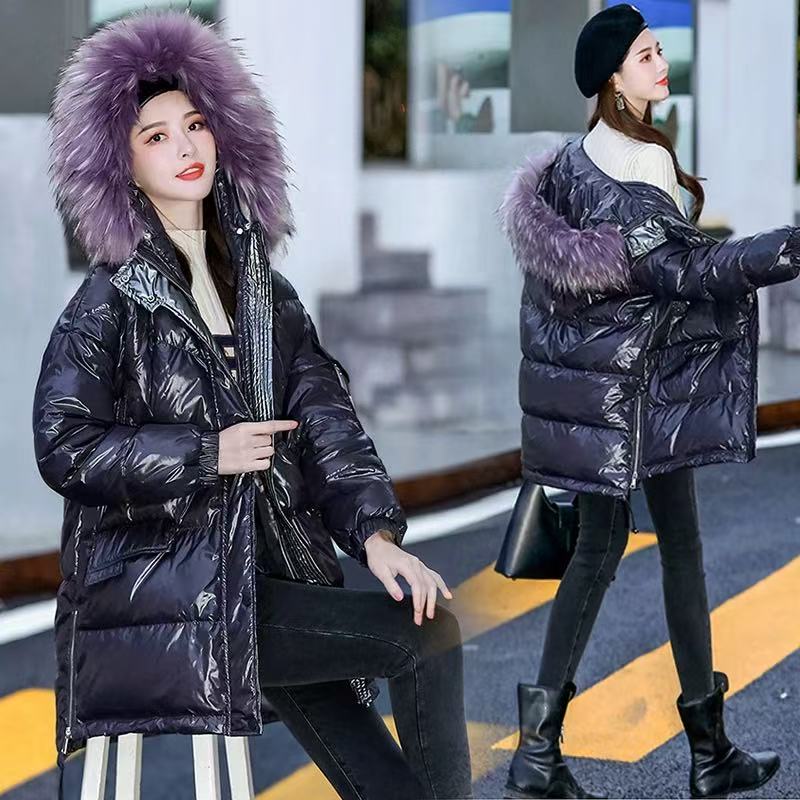 妃蝶轩【断码清仓】大码女装冬季时尚百搭休闲保暖棉衣外套 2087