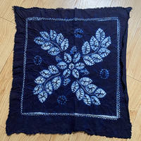 Xiangtiyin ethnic group, Yunnan Dali tie-dyed decorative cloth, small tablecloths, small square scarves, dancing handkerchiefs, Miao handkerchiefs and coverings thumbnail 8