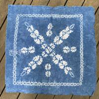 Xiangtiyin ethnic group, Yunnan Dali tie-dyed decorative cloth, small tablecloths, small square scarves, dancing handkerchiefs, Miao handkerchiefs and coverings thumbnail 5