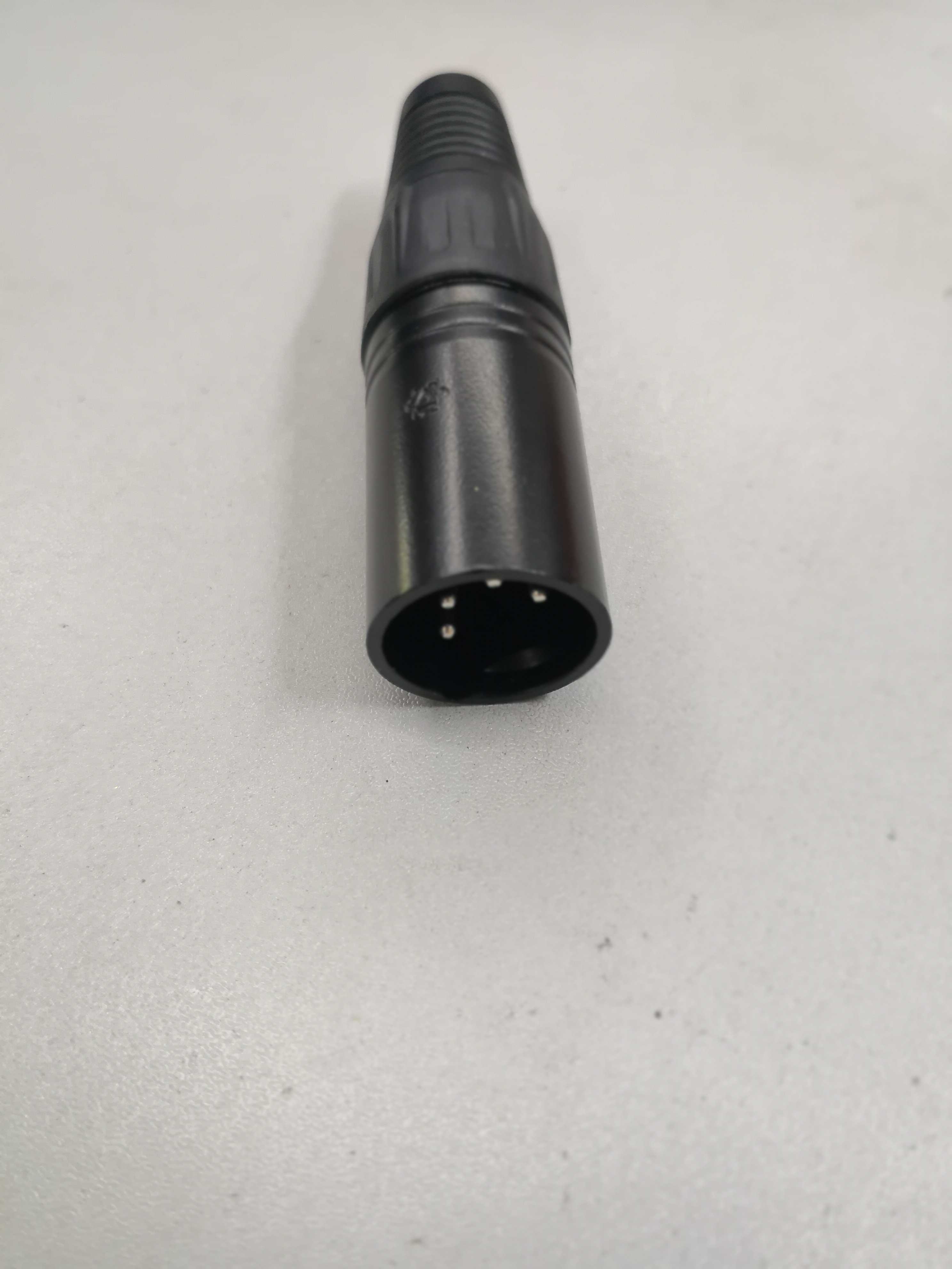 台湾日升SVP555SC-BK-4P四芯4芯卡农公母头S-NC4MXX-B/S-NC4FXX-B