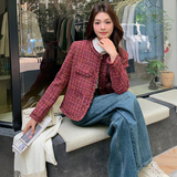【现货】重工艺个子小香短外套155-177-P145控225，女装短外套，世纪海洋
