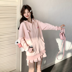 【下架】设计师款连帽套裙（玩偶可拆卸）155-8511-P150控230,女装套装/套裙,世纪海洋