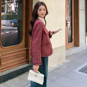 【现货】重工艺个子小香短外套155-177-P145控225图片