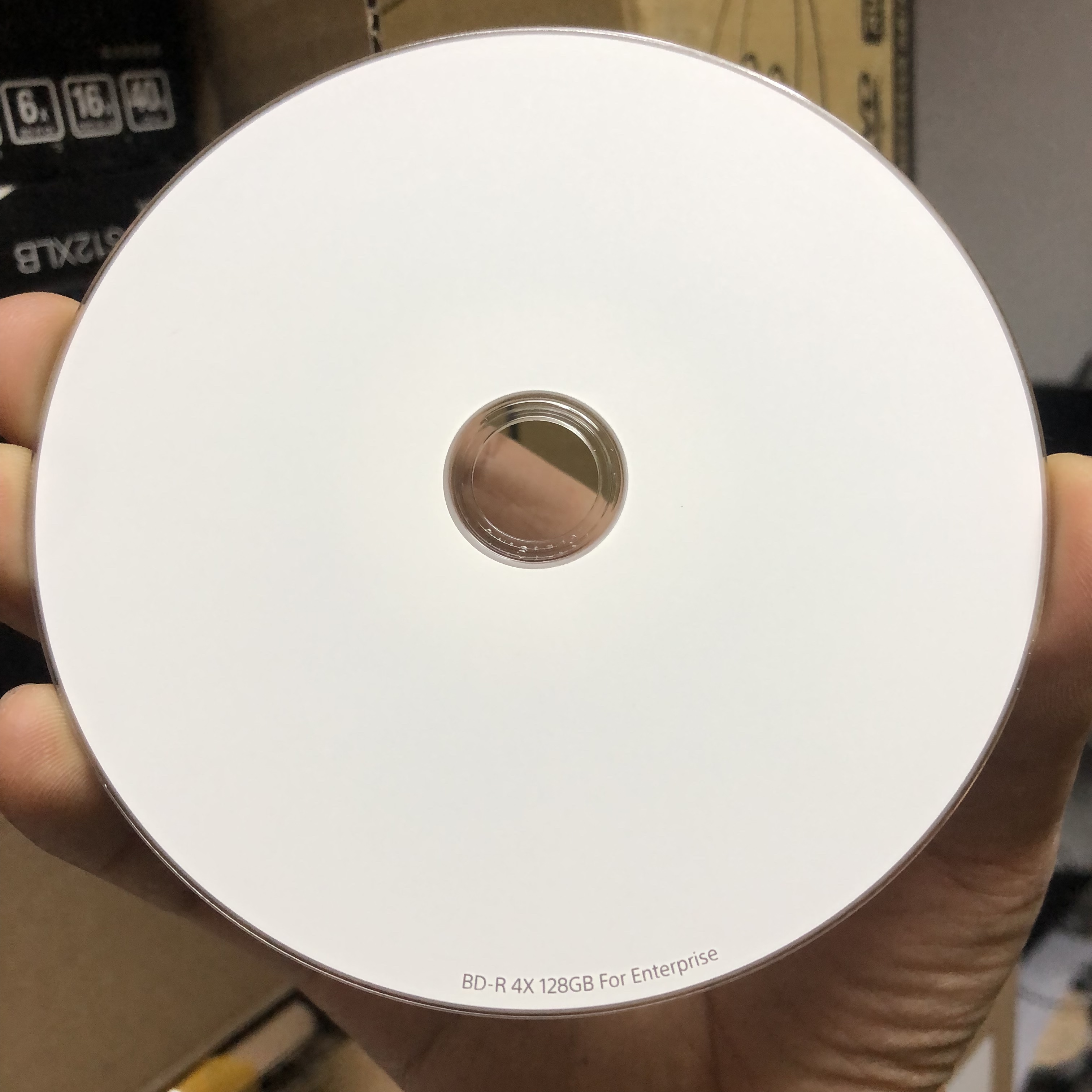 北京发货索尼Sony企业级蓝光刻录盘可打印128G BD-R XL大容量一片