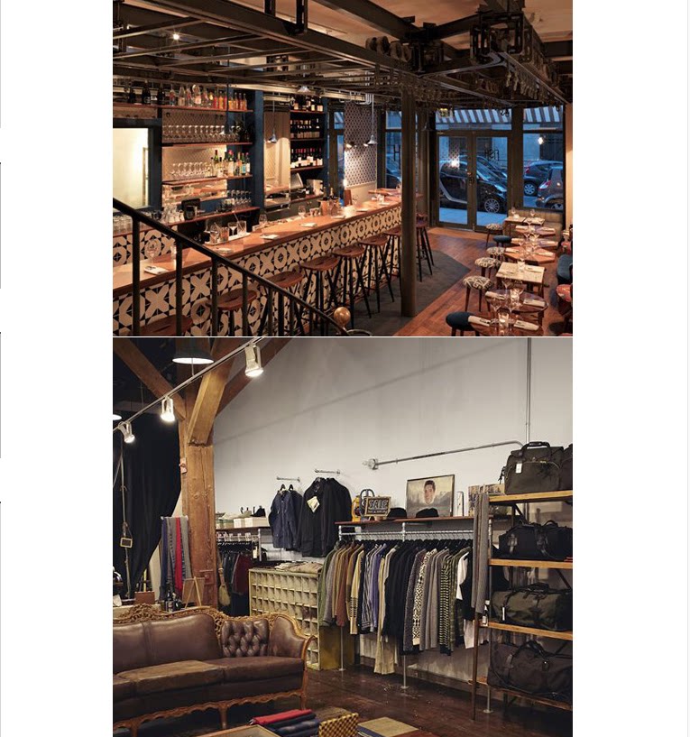 复古店铺陈列咖啡馆餐厅酒吧杂货店礼品店服装饰品店室内设计图片