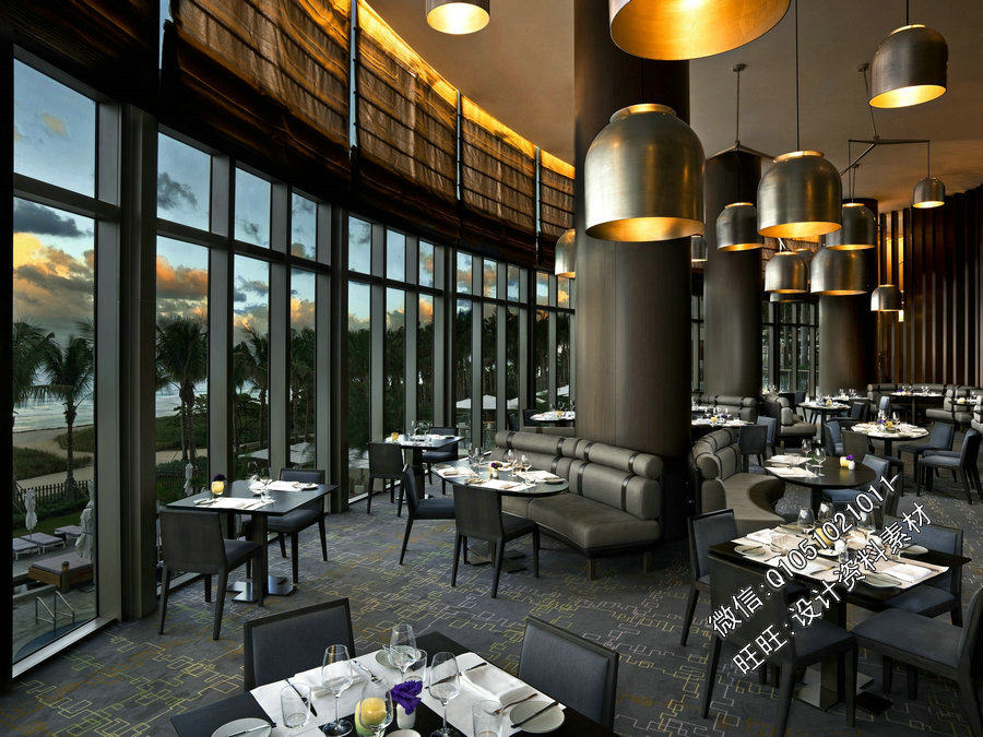 现代工装家装实景照片酒店专卖店公寓餐厅餐饮室内设计实景图