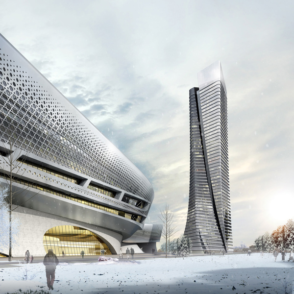 商业建筑 商业综合体购物中心建筑效果图合集