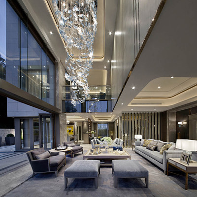 现代风格香港名家匯樣板房实景图 家居装修样板房设计参考资料