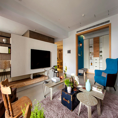 102套台式港式风格样板房三居室装修设计实景照片合集资料