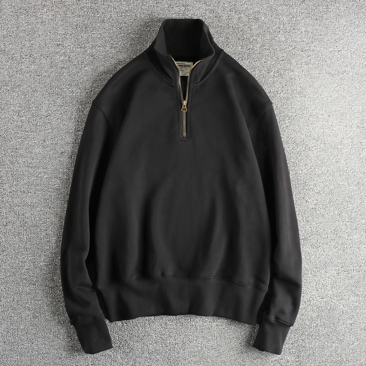 阿美咔叽复古厚实套头卫衣