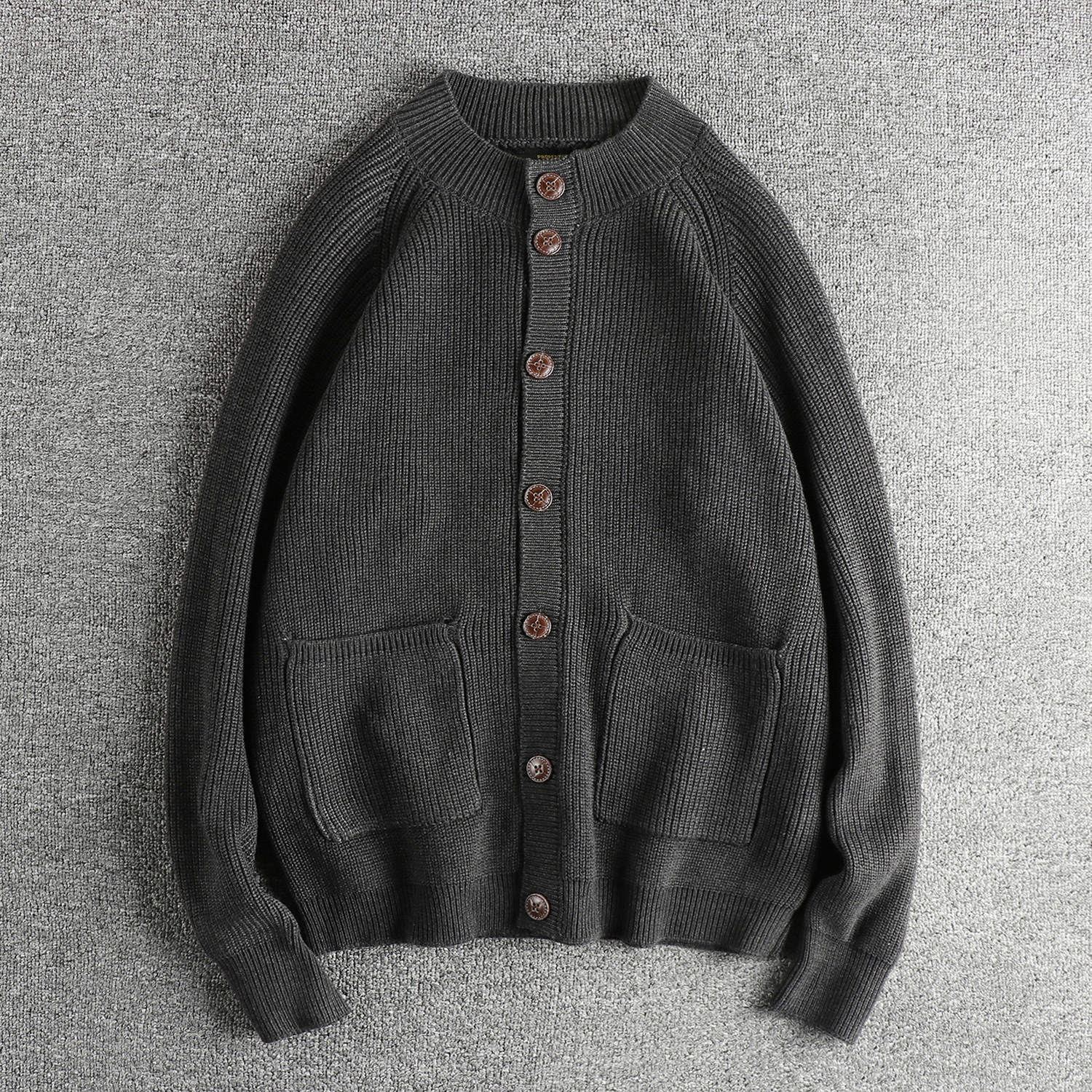 复古个性立领男款针织衫毛衣