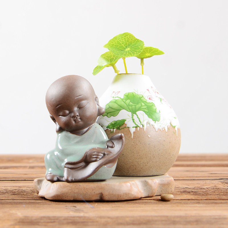 鱼缸摆件造景假山装饰水草石头