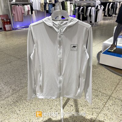 斯凯奇男女梭织连帽休闲外套