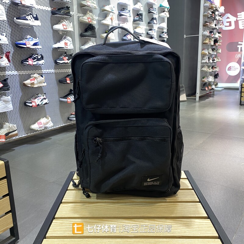 Nike耐克正品冬季新款男女情侣款运动休闲包书包双肩包CK2668-010