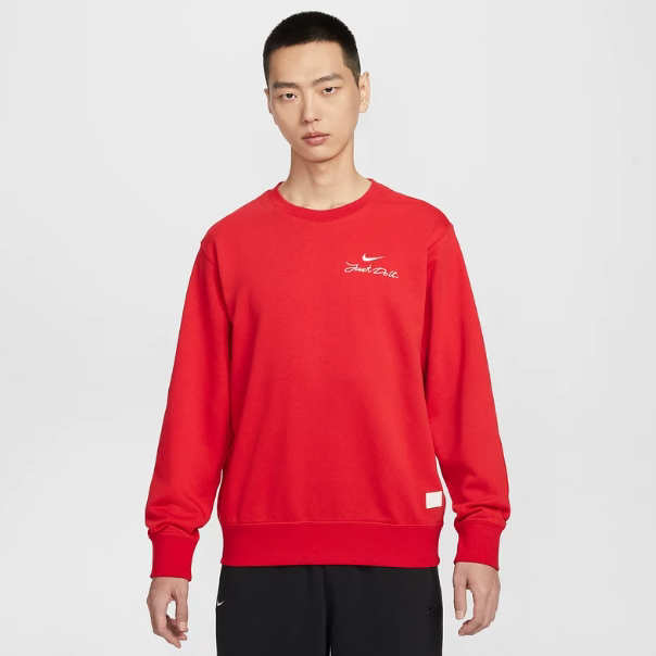 Nike耐克正品新款春秋季男款圆领刺绣日常长袖套头卫衣T恤IR0102