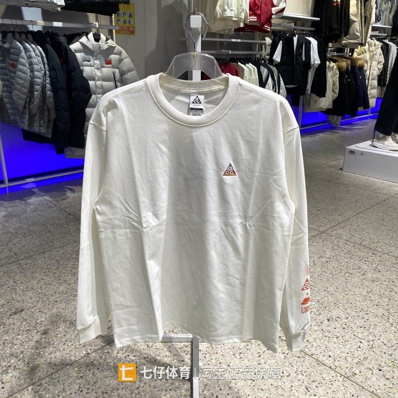 Nike耐克正品新款春男子梭织圆领刺绣后背印花休闲长袖T恤IQ3713,运动服/休闲服装,运动T恤,淘宝优惠券,粉丝福利购,淘宝优惠卷